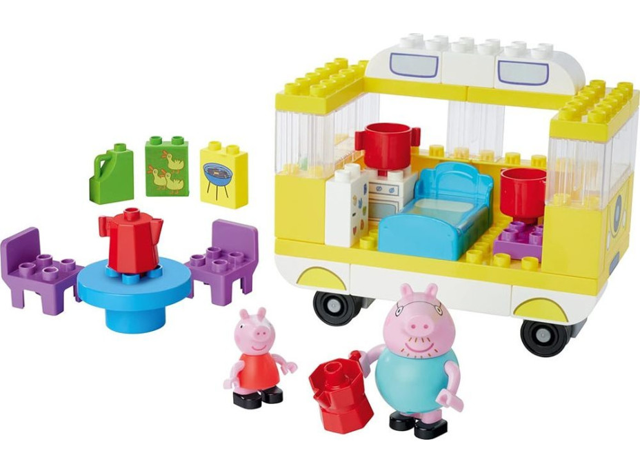 HASBRO Stavebnica Prasiatko Peppa: Karavan 52ks