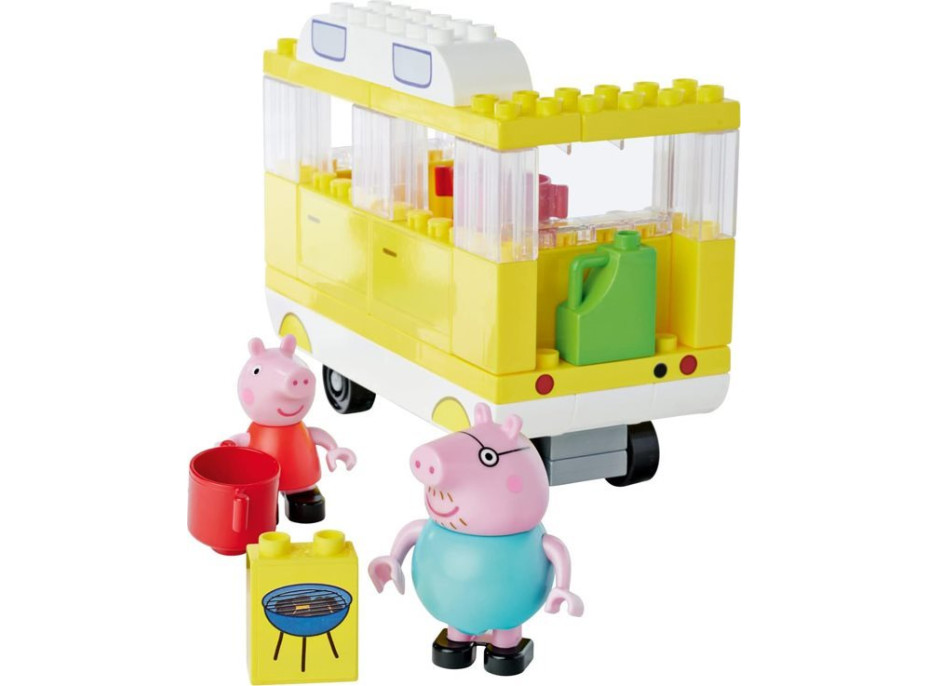 HASBRO Stavebnica Prasiatko Peppa: Karavan 52ks