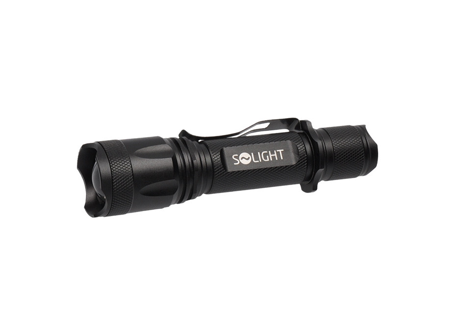 Solight LED nabíjacie svietidlo, 600lm, Cree XM-L2 T6, zoom, Li-Ion