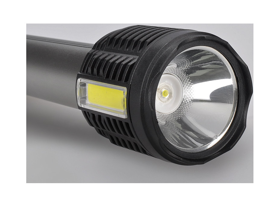 Solight LED nabíjacie ručné svietidlo, 150+150lm, Li-Ion