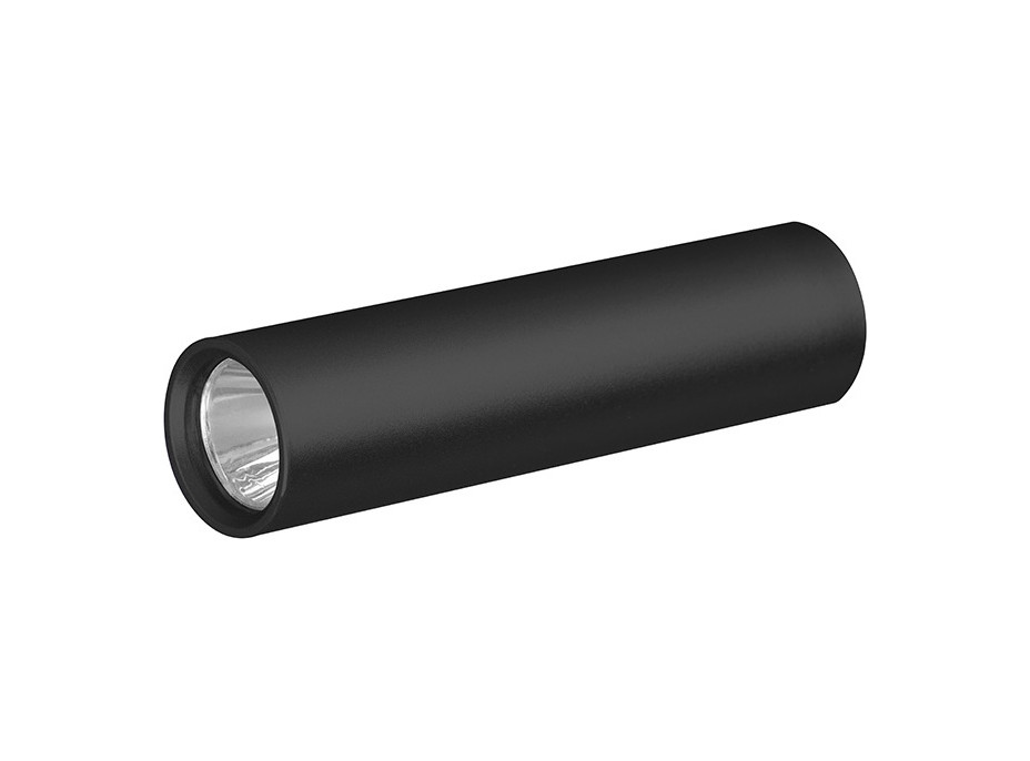 Solight LED nabíjacie vreckové svietidlo, 120lm, Li-Ion, USB, hliník, čierna