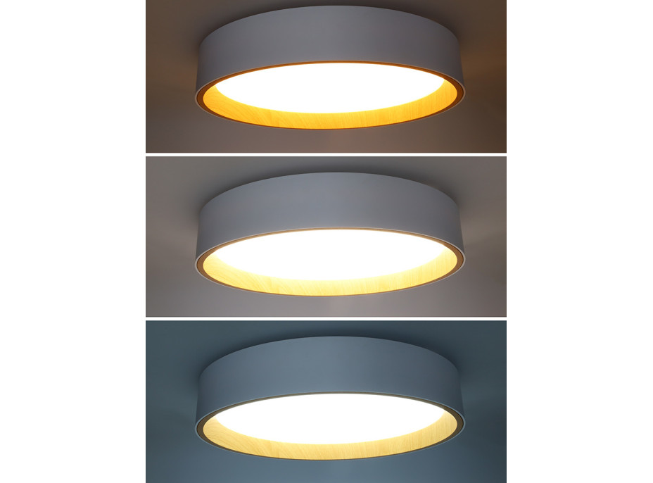 Solight LED osvetlenie s diaľkovým ovládačom Larios White, 48W, 3360lm, 39cm, zmena chromatickosti, stmievateľné