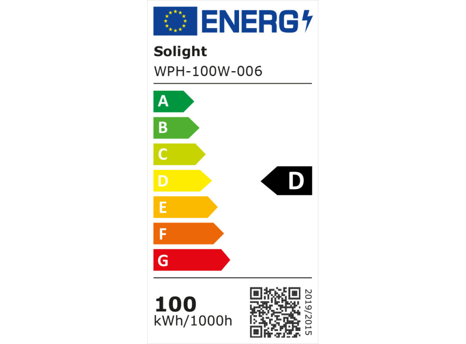 Solight high bay, 100W, 14000lm, 120 °, Meanwell, 5000K, UGR