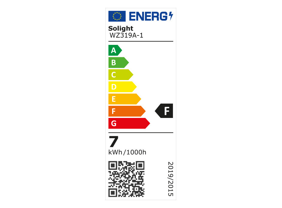 Solight LED žiarovka, bodová, 7W, GU10, 4000K, 595lm, biela