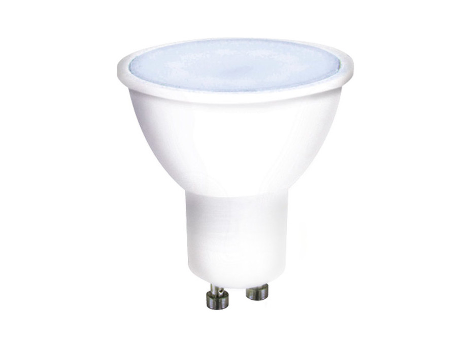 Solight LED žiarovka, bodová, 7W, GU10, 6000K, 595lm, biela