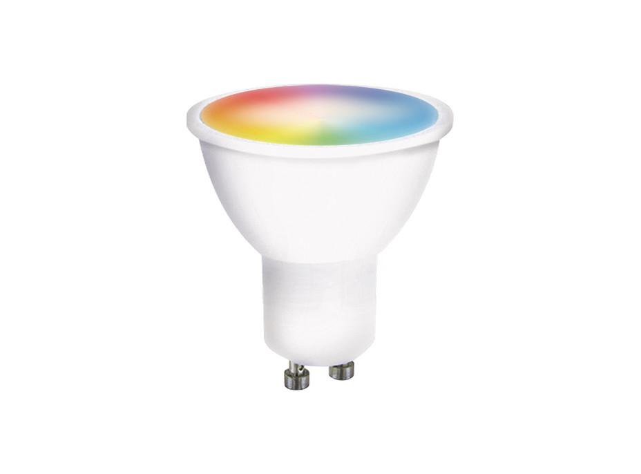 Solight LED SMART WIFI žiarovka, GU10, 5W, RGB, 425lm