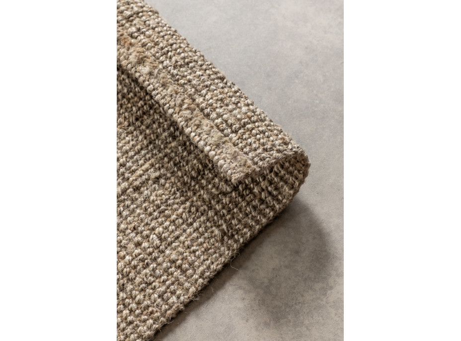 Behúň Bouclé Jute 105975 Grey Brown