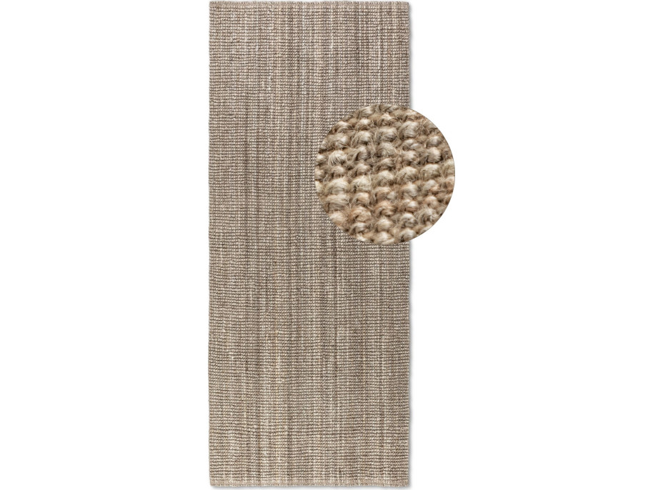 Behúň Bouclé Jute 105975 Grey Brown