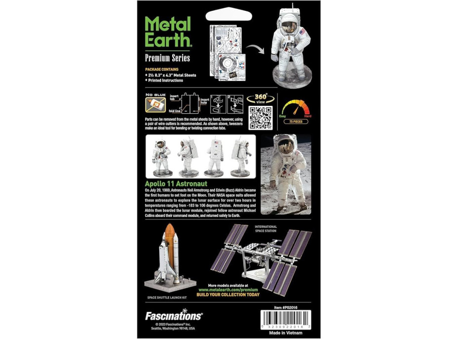 METAL EARTH 3D puzzle Premium Series: Apollo 11 Astronaut