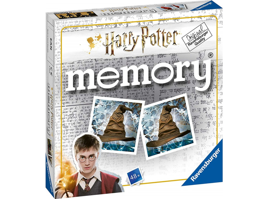 RAVENSBURGER Pexeso Harry Potter, 48 kartičiek