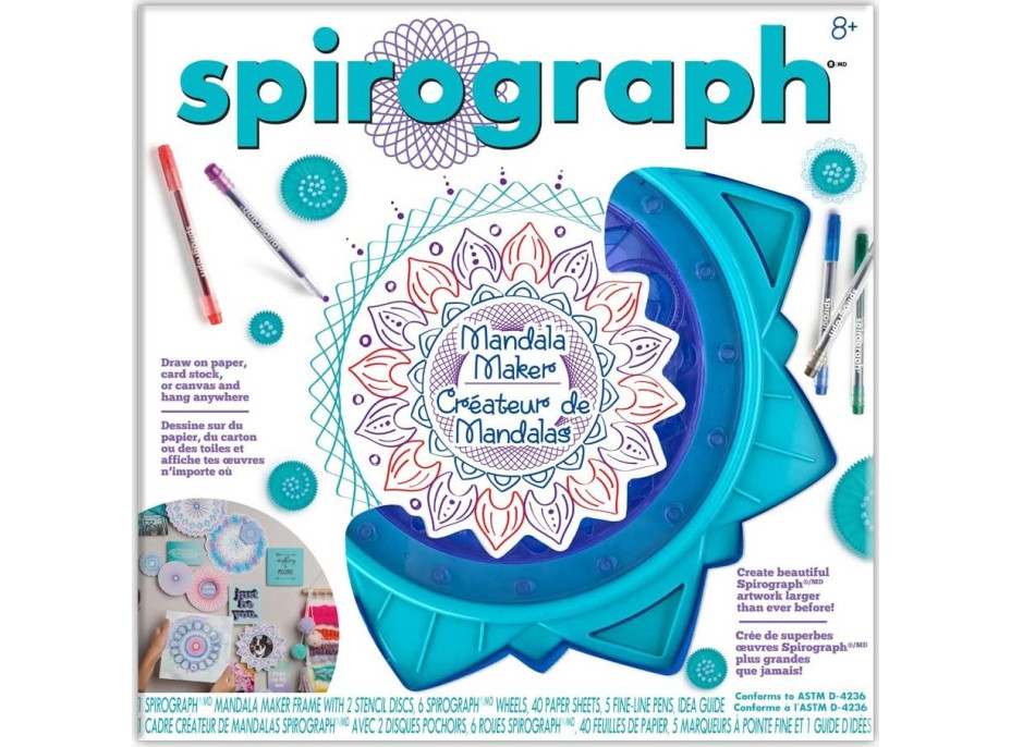 Spirograph Kreslenie mandál