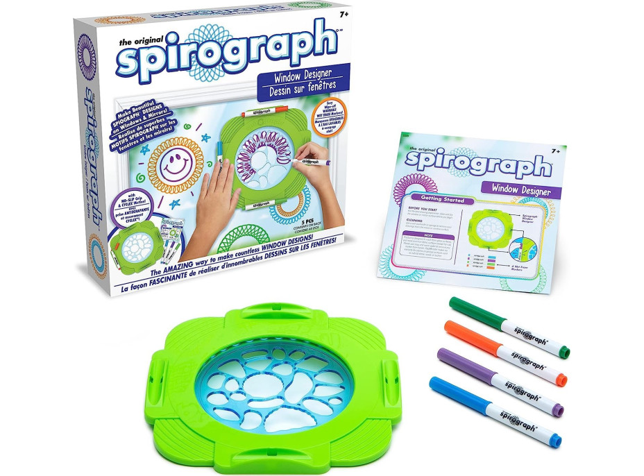 Spirograph Výzdoba okien