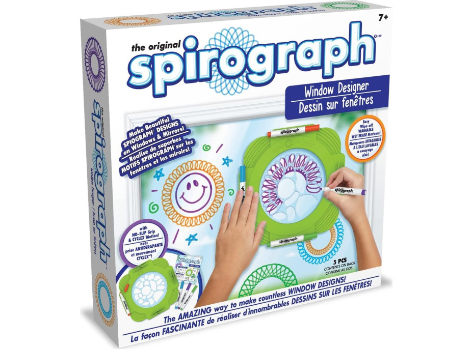 Spirograph Výzdoba okien