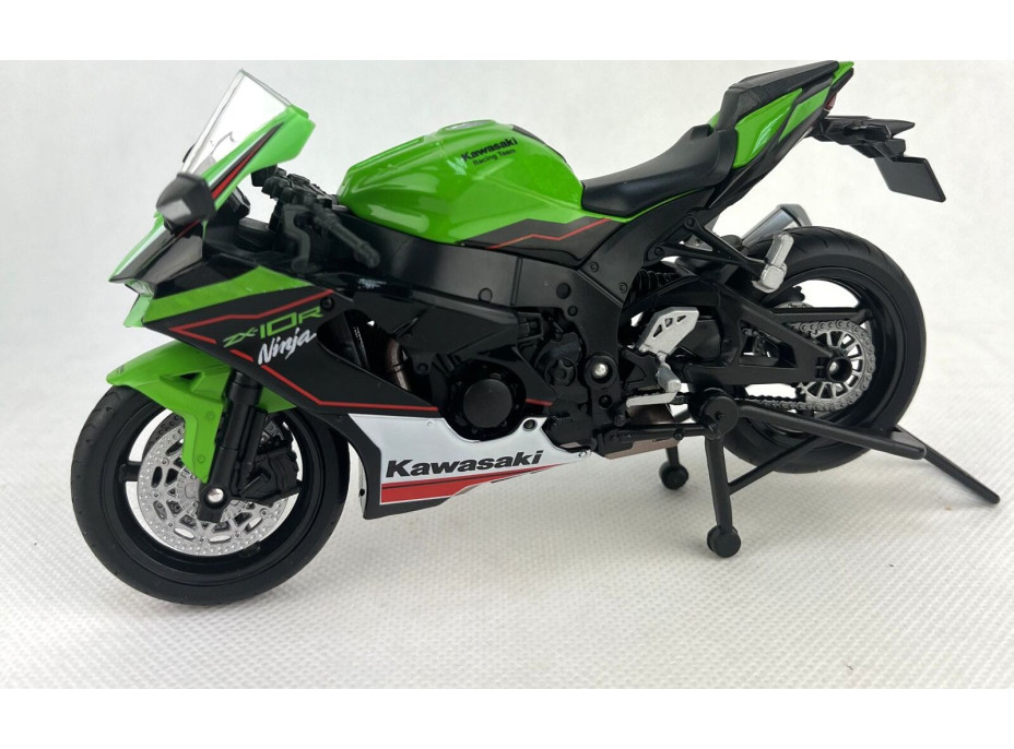 Welly Motocykel Kawasaki Ninja ZX-10R 1:12 zelený