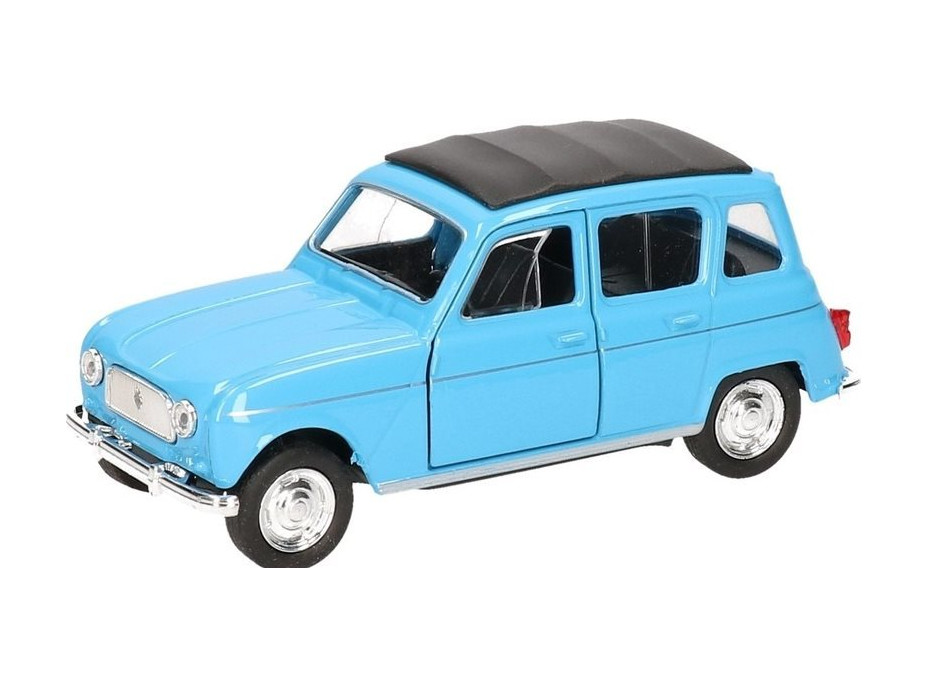 WELLY Autíčko na spätné natiahnutie Renault 4 modrý