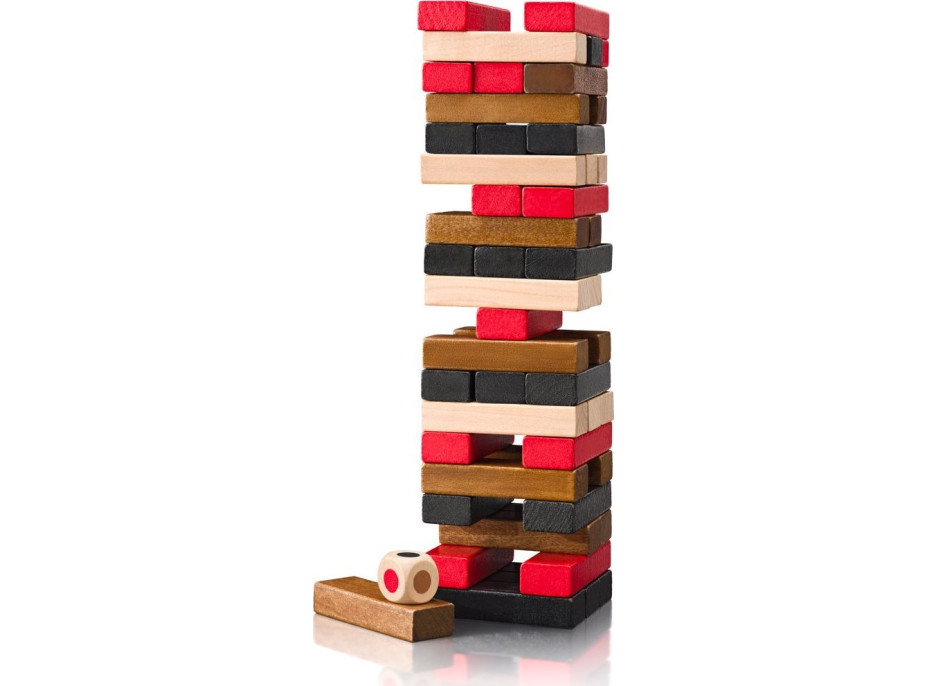 POPULAR Balančná hra drevená veža Jenga