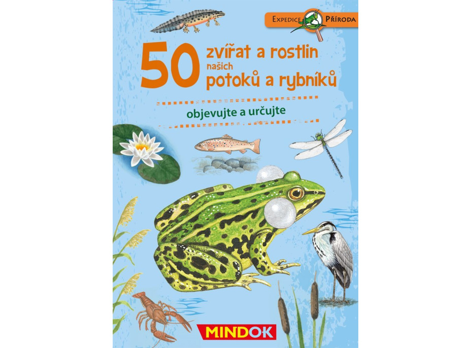 MINDOK Expedícia príroda: 50 zvierat a rastlín našich potokov a rybníkov