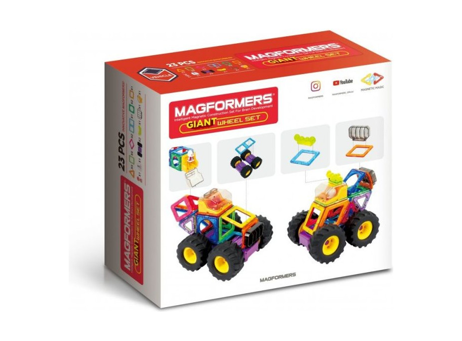 MAGFORMERS GIGA Wheel set 23 dielikov