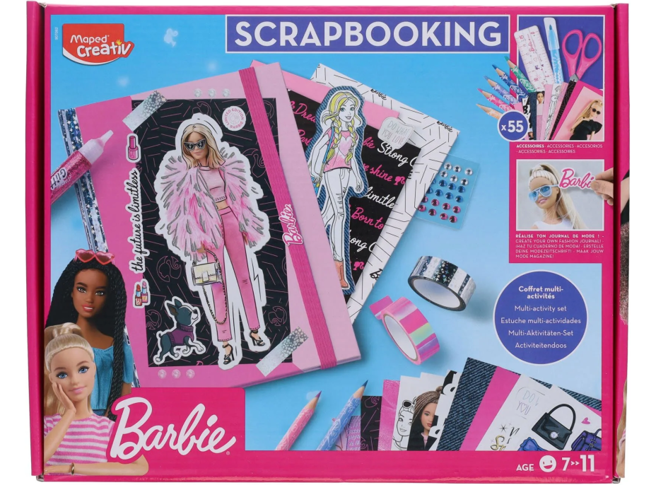 MAPED Výtvarná sada Creativ Barbie Scrapbook