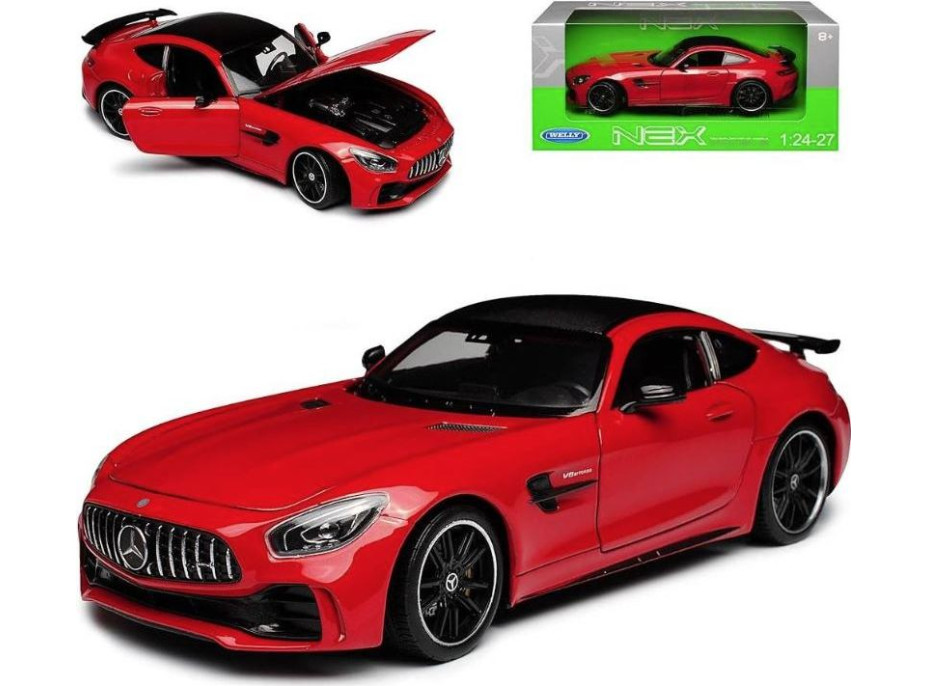 Welly Mercedes-AMG GT R 1:24 červená