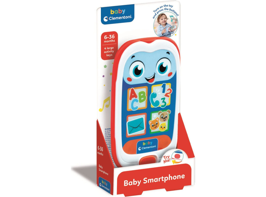 CLEMENTONI BABY Interaktívny smartphone so zvukmi