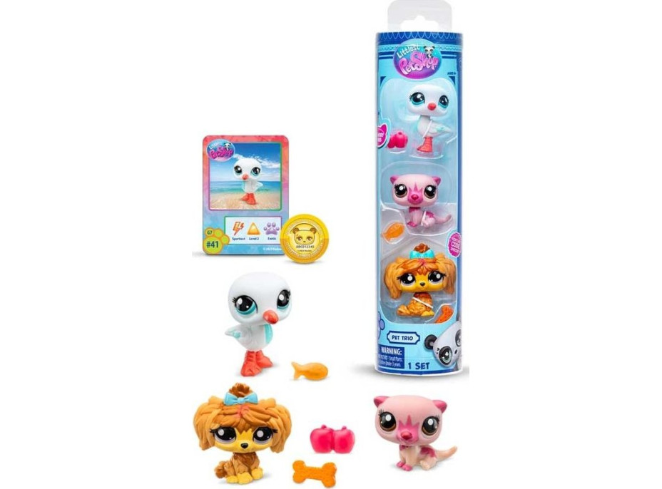 Hasbro Littlest Pet Shop LPS Pet Trio II