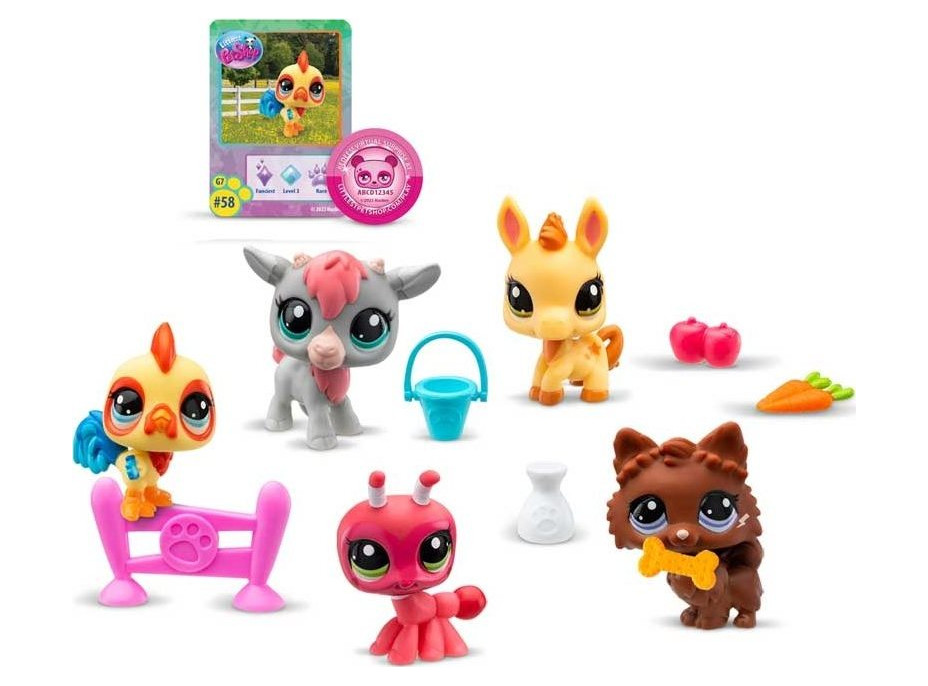 Hasbro Littlest Pet Shop LPS Set zvieratiek 5ks