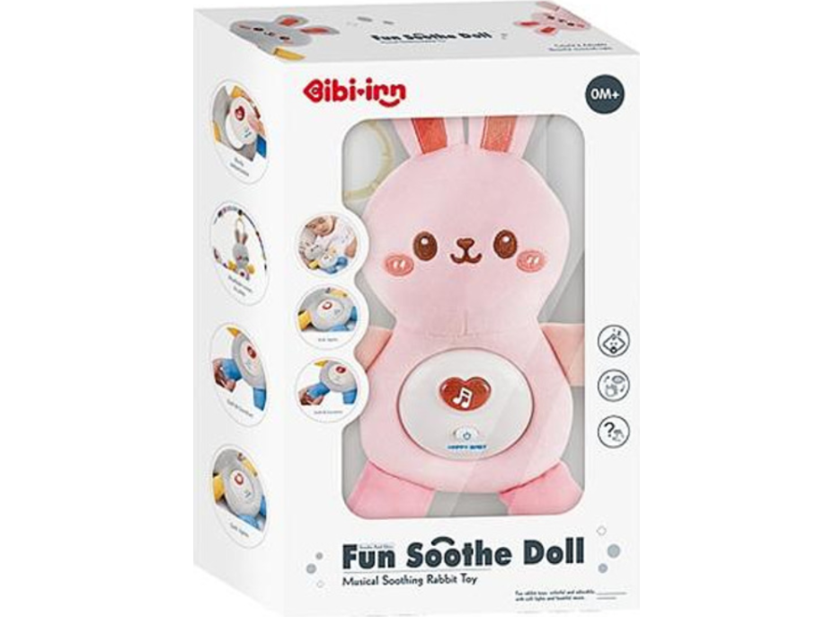 CHIPOLINO Plyšový zaspávač Rabbit Pink