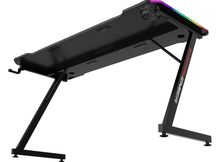 Herný stôl SHADOW GAMER 2.0 140 cm LED RGB