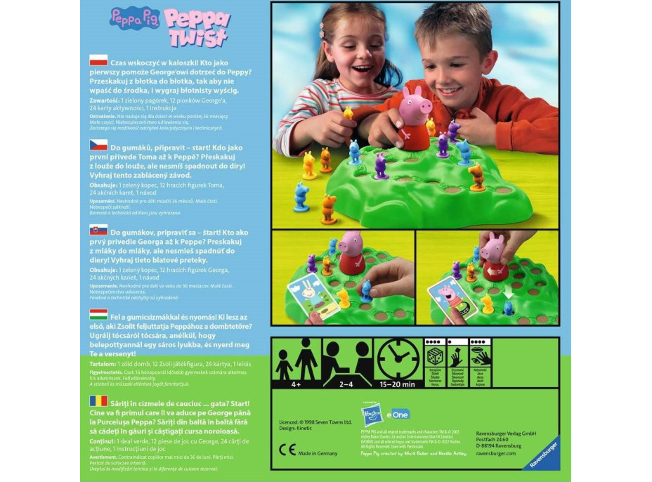 RAVENSBURGER Detská hra Peppa Pig: Peppa Twist