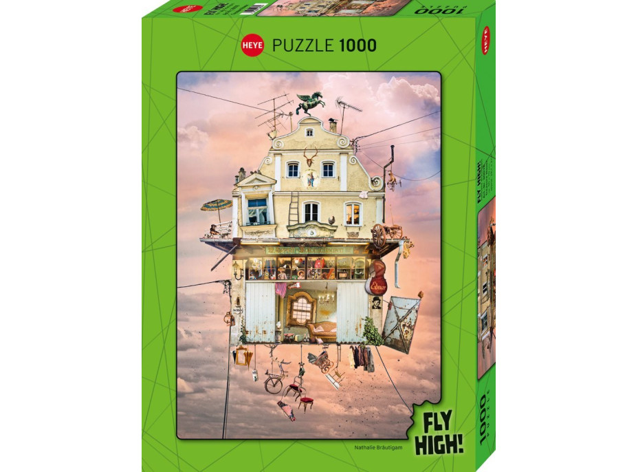 HEYE Puzzle Dom plný pokladov 1000 dielikov