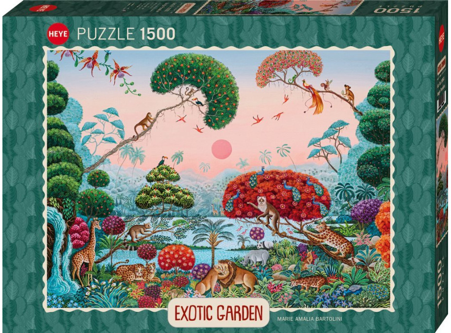 HEYE Puzzle Exotická záhrada: Úžasná džungľa 1500 dielikov