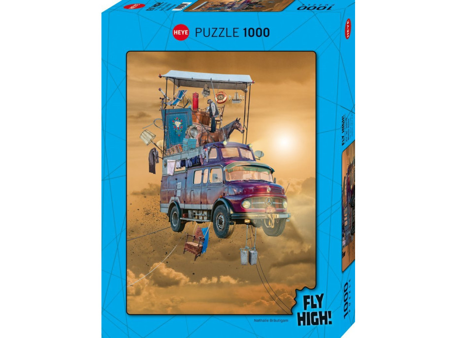 HEYE Puzzle Mobilný dom 1000 dielikov