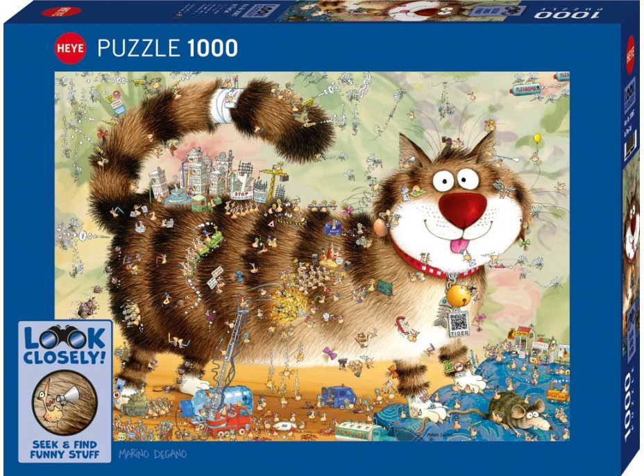 HEYE Puzzle Na mačke 1000 dielikov