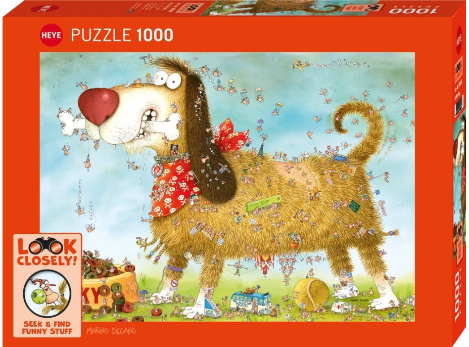 HEYE Puzzle Na psovi 1000 dielikov