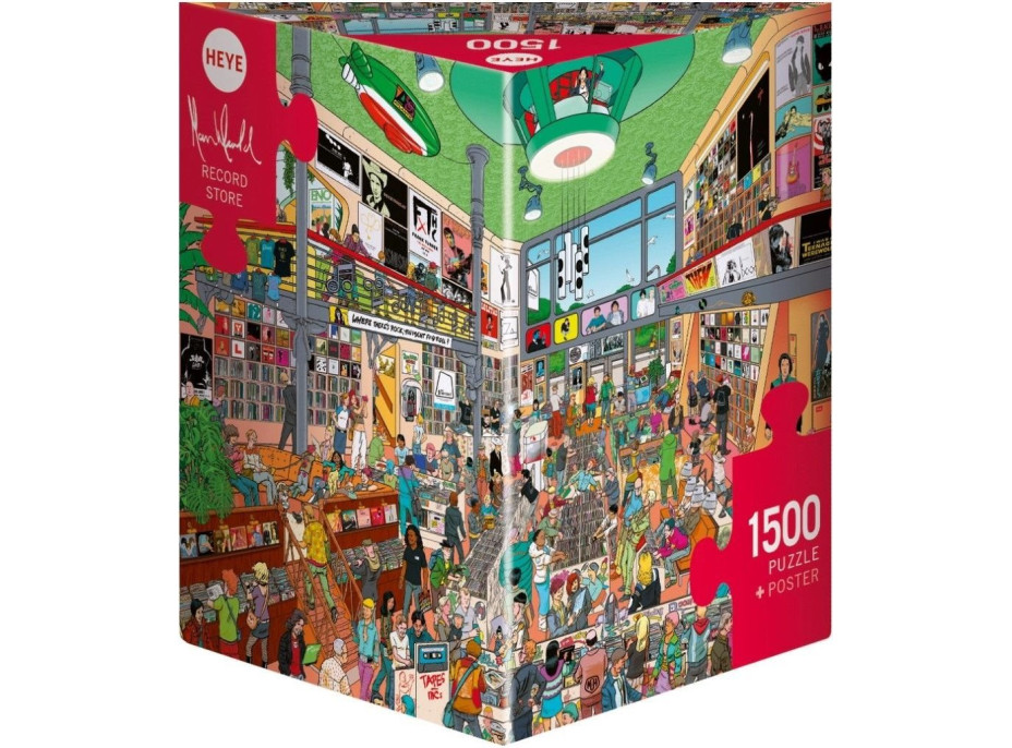 HEYE Puzzle Obchod s hudobninami 1500 dielikov