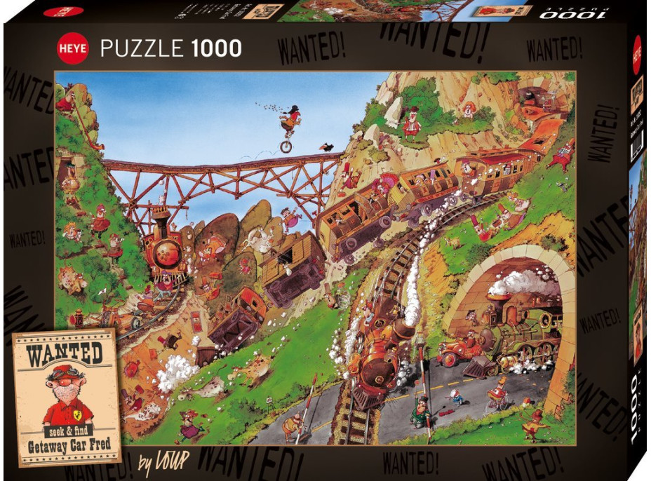 HEYE Puzzle Rýchly Fred 1000 dielikov