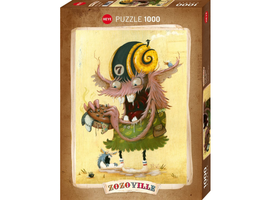 HEYE Puzzle Zozoville: Nezdravé jedlo 1000 dielikov