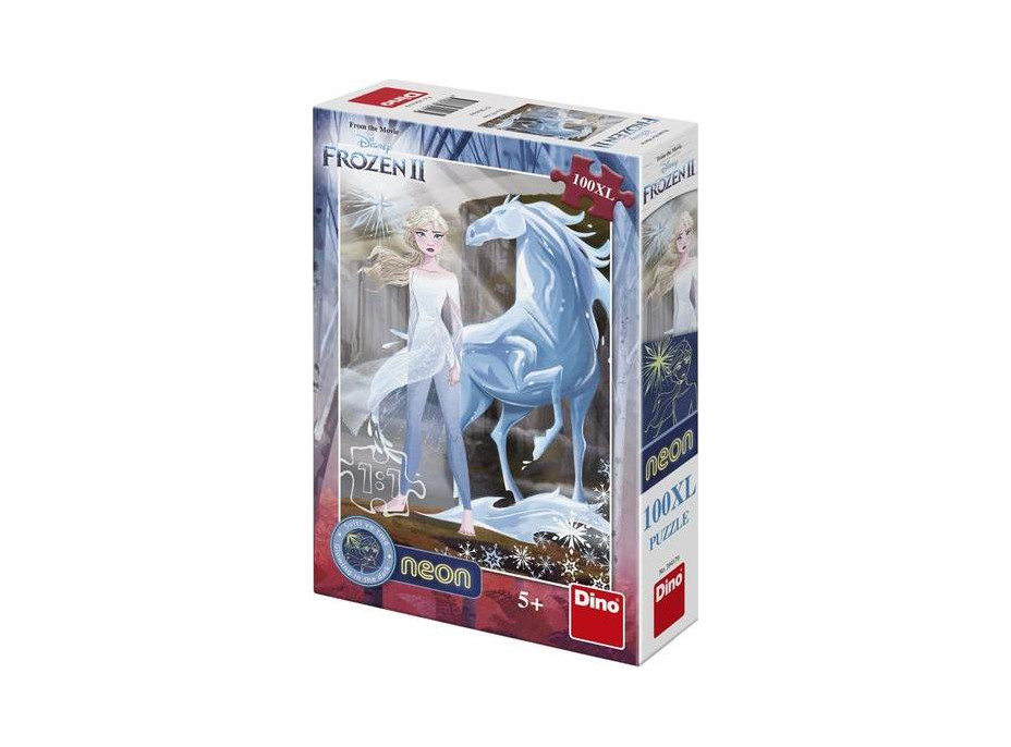 Dino Puzzle Frozen II s ľadovým koňom 100 dielikov