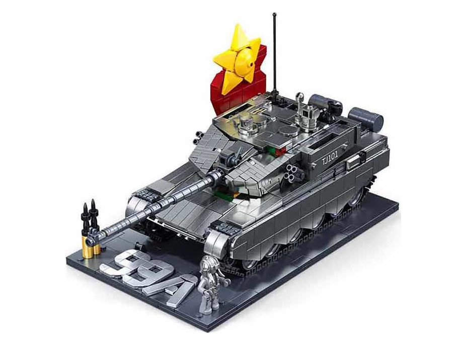 Sluban Model Bricks M38-B1234 Tank ZTS-99AS v mierke 1:35