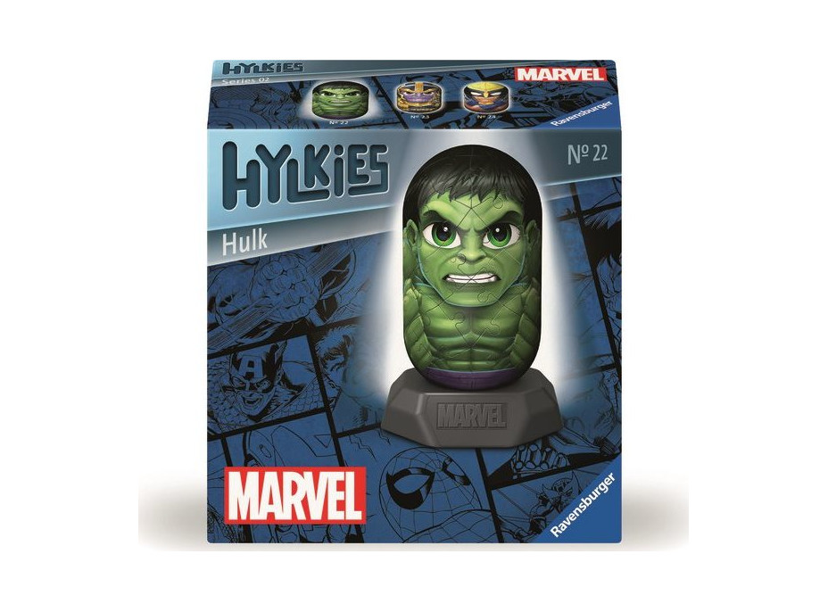 RAVENSBURGER 3D puzzle Hylkies: Marvel: Hulk 54 dielikov