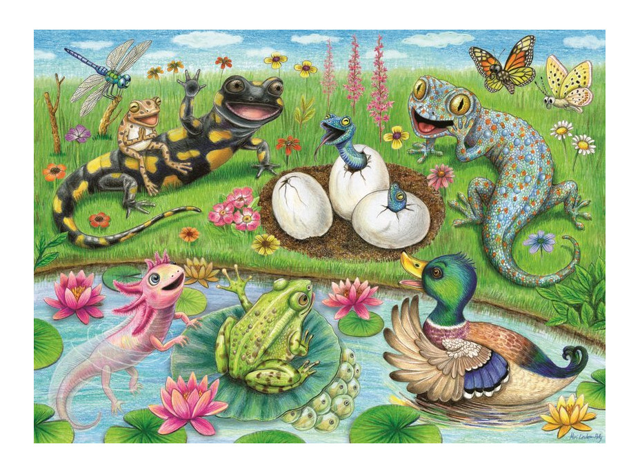 RAVENSBURGER Puzzle Vitajte mláďatká! 60 dielikov