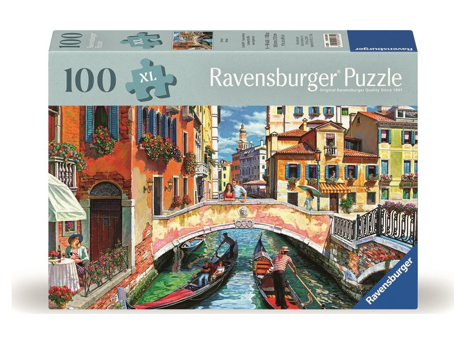 RAVENSBURGER Puzzle Benátky XXL 100 dielikov