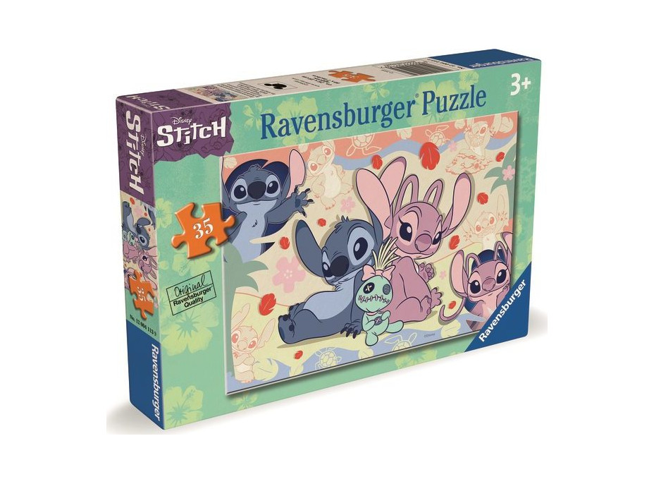 RAVENSBURGER Puzzle Disney: Stitch: Stitch a Angel 35 dielikov