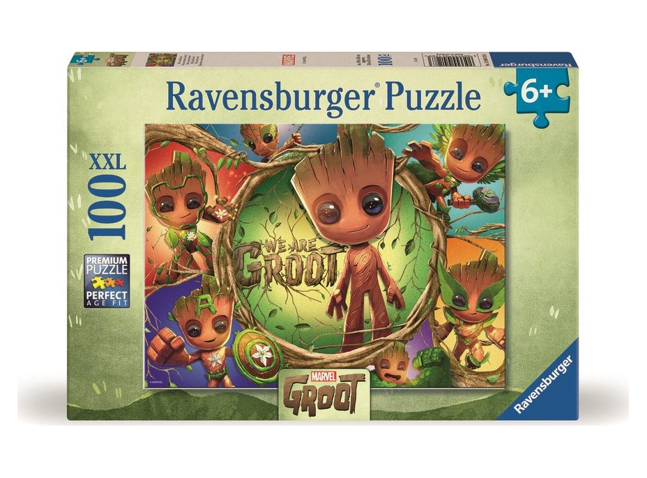 RAVENSBURGER Puzzle Marvel: Groot XXL 100 dielikov