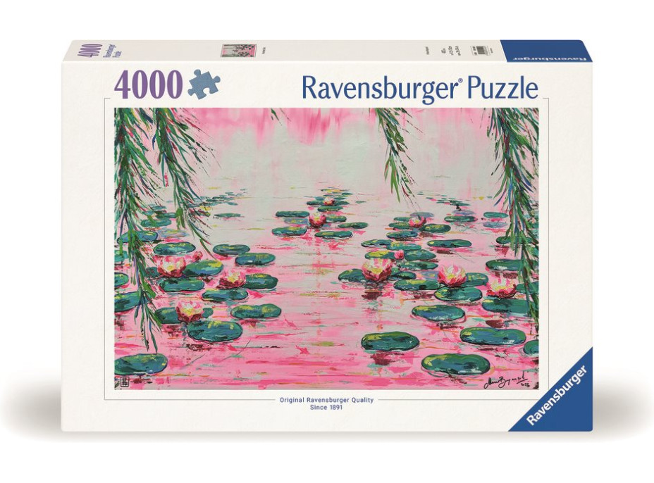 RAVENSBURGER Puzzle Jazero s leknami 4000 dielikov