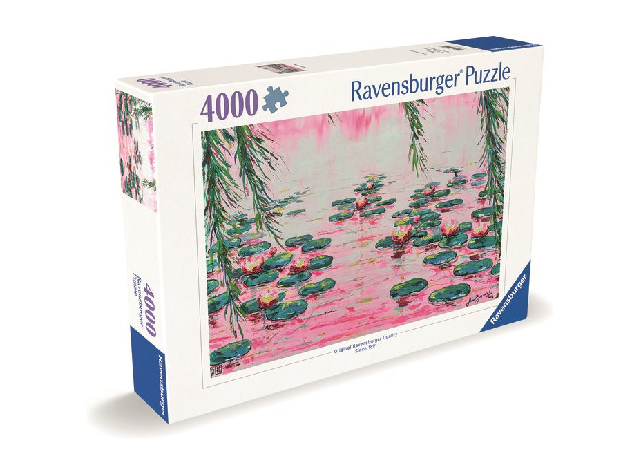 RAVENSBURGER Puzzle Jazero s leknami 4000 dielikov