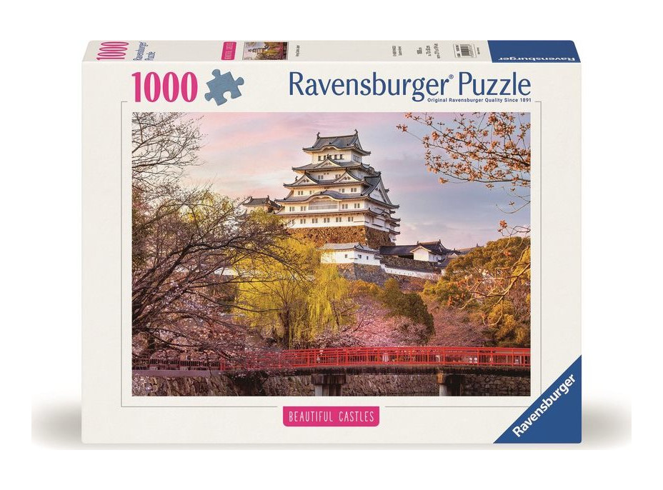 RAVENSBURGER Puzzle Impozantné hrady a zámky: Himedži, Japonsko 1000 dielikov