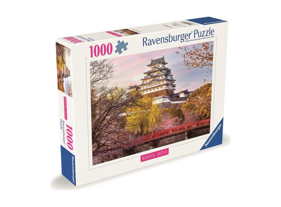 RAVENSBURGER Puzzle Impozantné hrady a zámky: Himedži, Japonsko 1000 dielikov