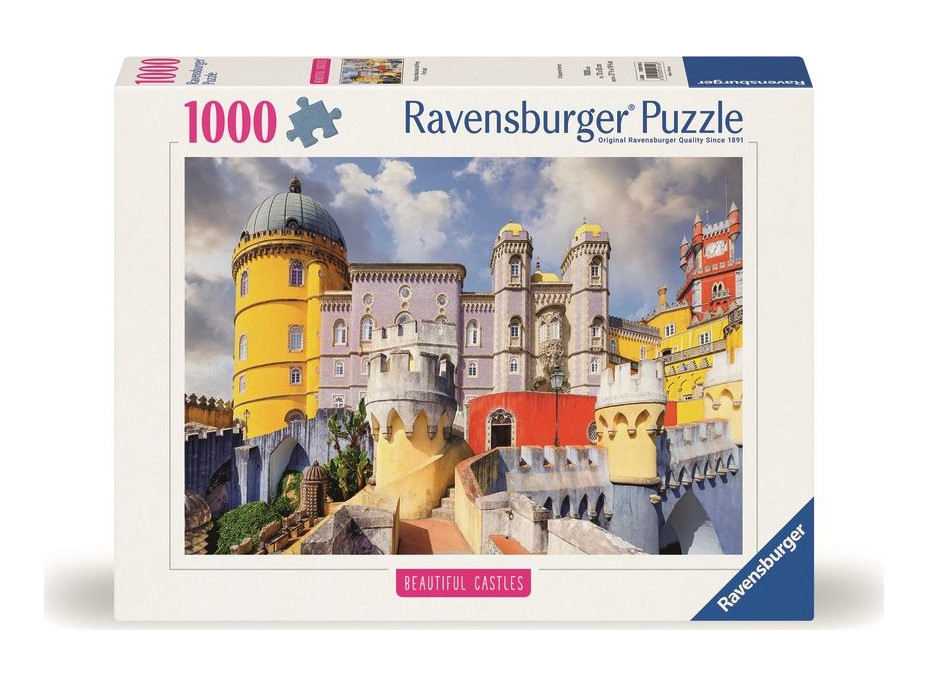 RAVENSBURGER Puzzle Impozantné hrady a zámky: Pena, Portugalsko 1000 dielikov